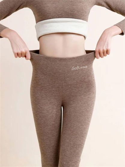 Women's Outer High Waist Hip Lift Leggings Fleece-lined